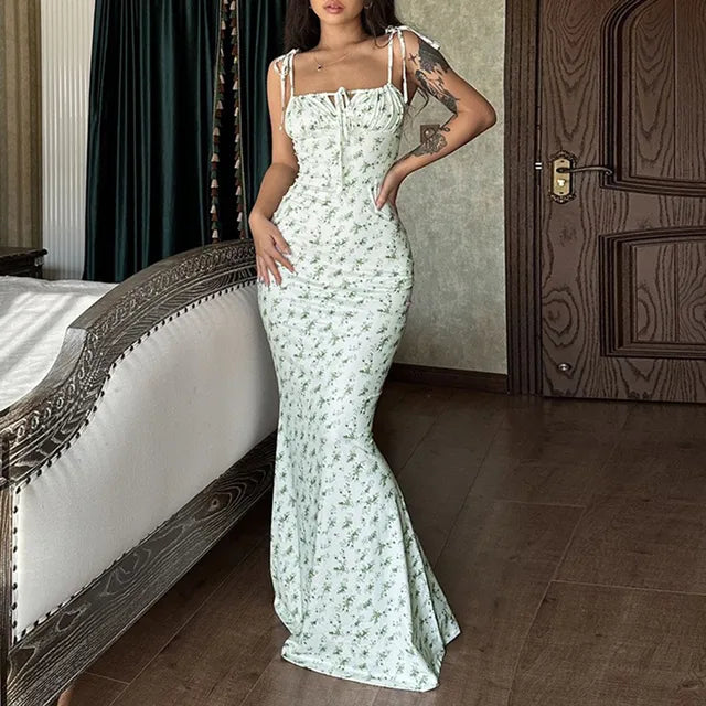 MBR™ Diana Floral Maxi Dress