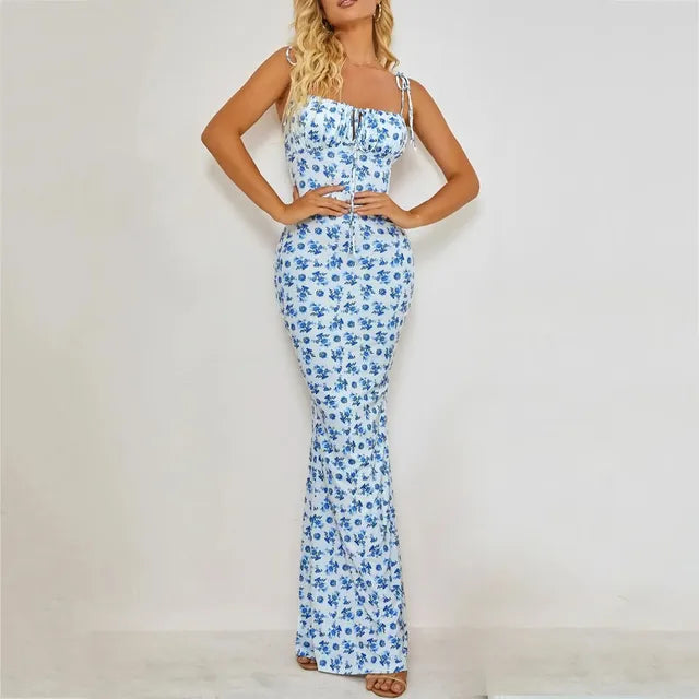 MBR™ Diana Floral Maxi Dress