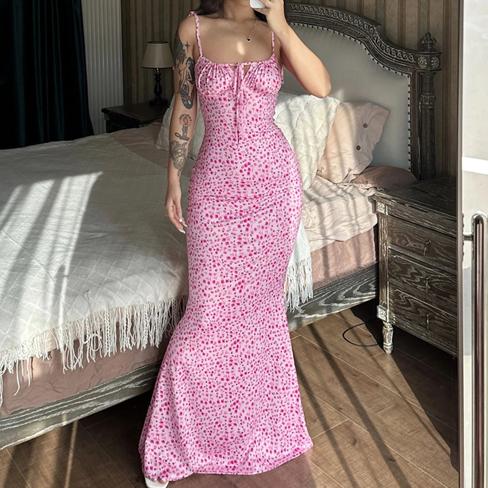 MBR™ Diana Floral Maxi Dress