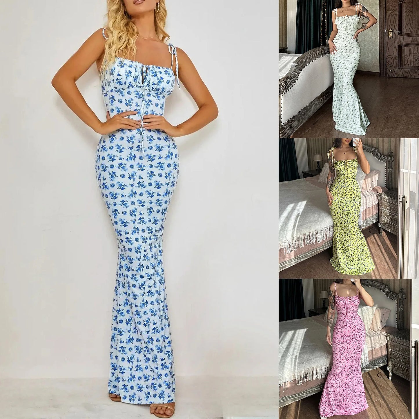 MBR™ Diana Floral Maxi Dress